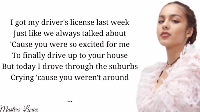 Drivers License Lyrics