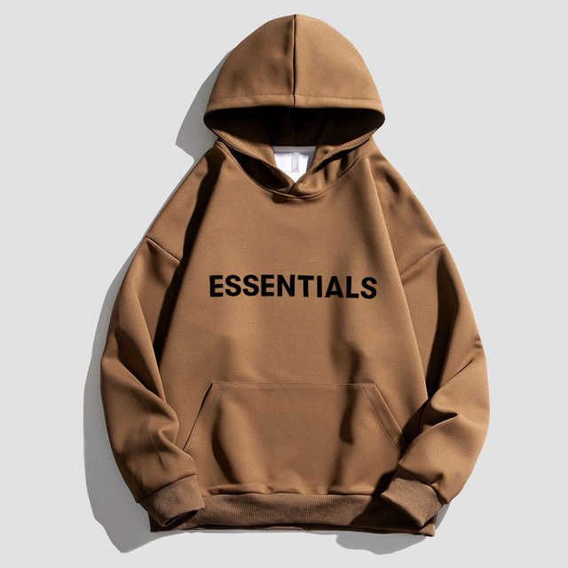 Brown Essentials Hoodie