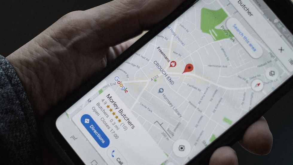 Exit Navigation in Google Maps
