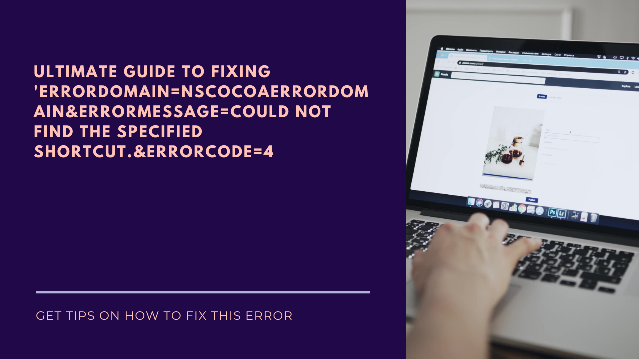errordomain=NSCocoaErrorDomain&errormessage=could not find the specified shortcut.&errorcode=4