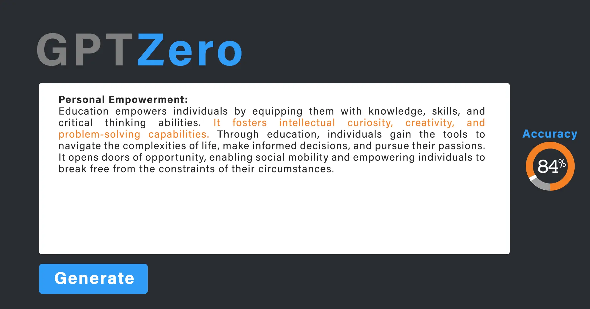 GPT Zero
