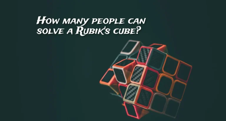 How Many People Can Solve a Rubik's Cube