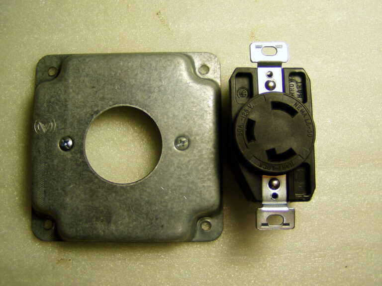 4x4 Cover for L5-20 Twist Lock Receptacle