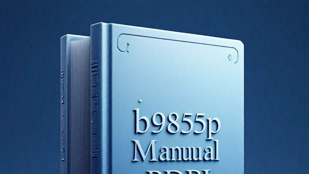 b9855p Manual PDF