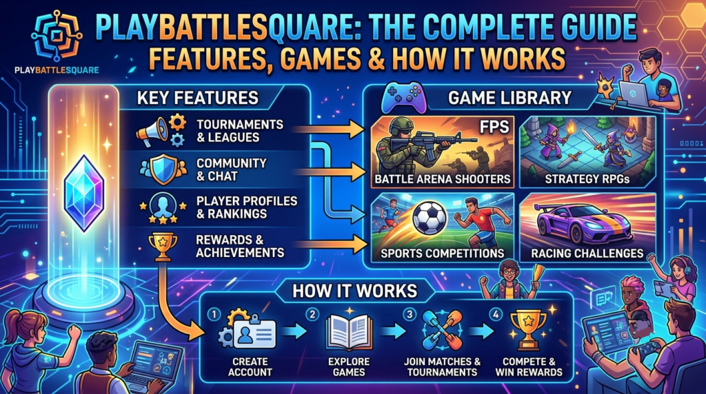 Playing Game Site PlayBattleSquare